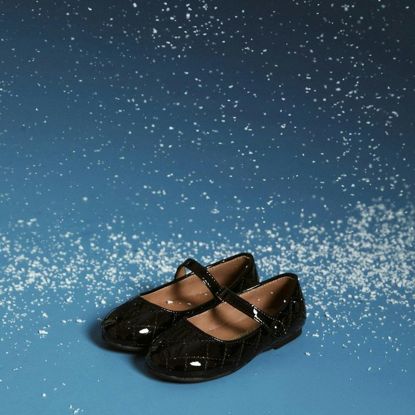 Coco Patent Leather Quilt Mary Jane Shoes