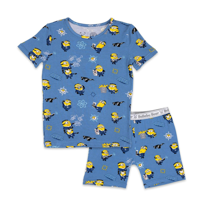 Despicable Me 4: Minions Anti-Villain League Bamboo Kids Pajama Short Set
