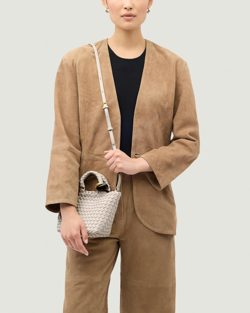 St. Barths Petit Tote Beads | Linen