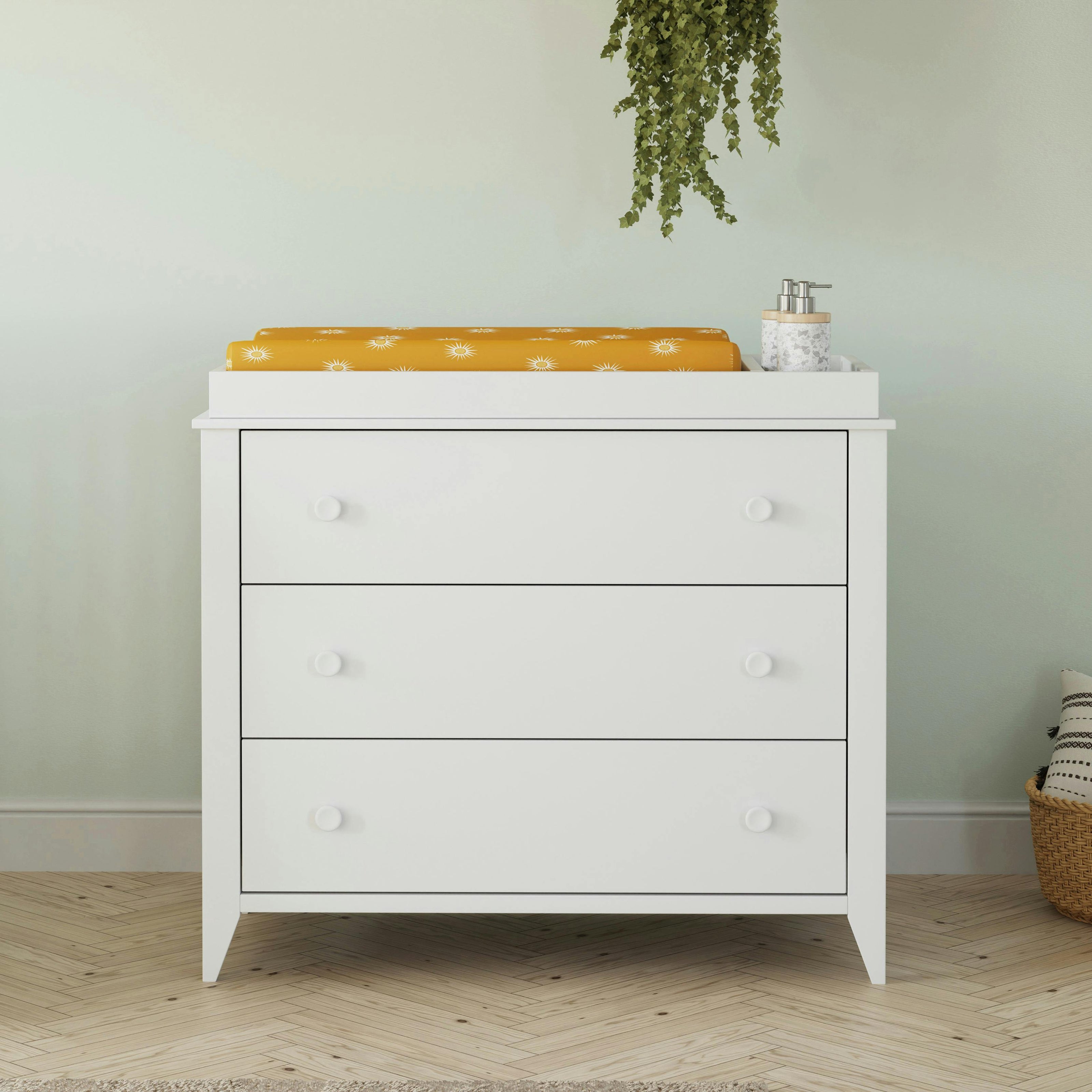 Sprout 3-Drawer Compact Changer Dresser with Removable Changing Tray (42