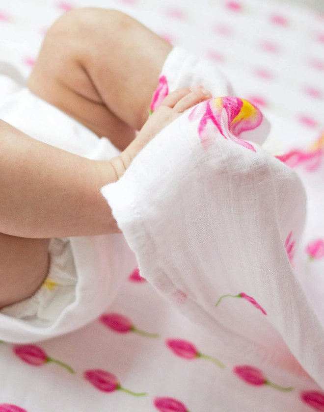 Organic Cotton Muslin Swaddle
