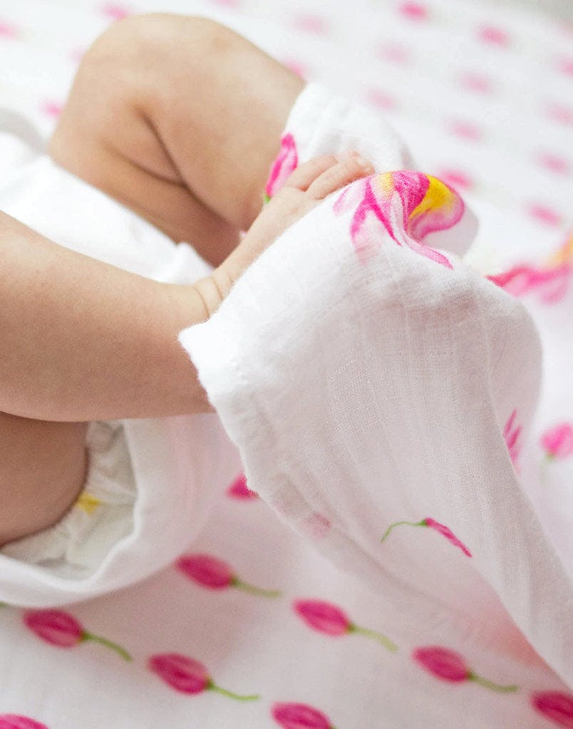 Organic Cotton Muslin Swaddle