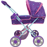 509 Mermaid Doll Pram - Purple & Teal