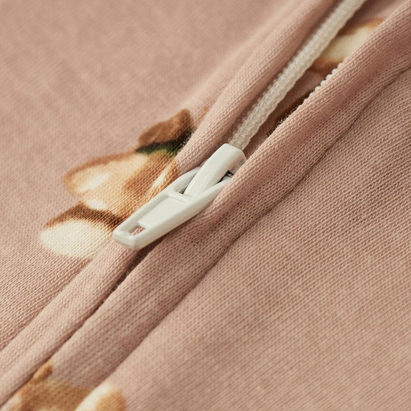 Mushroom Organic Cotton Zipper Pajama