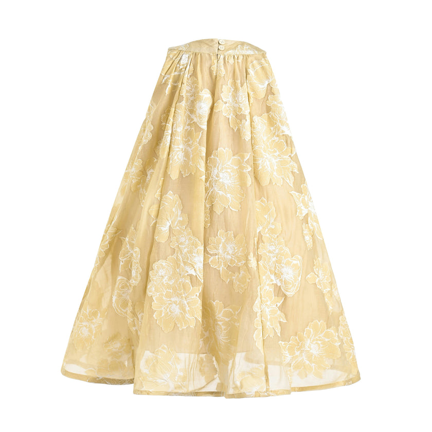 Golden Bloom Dress