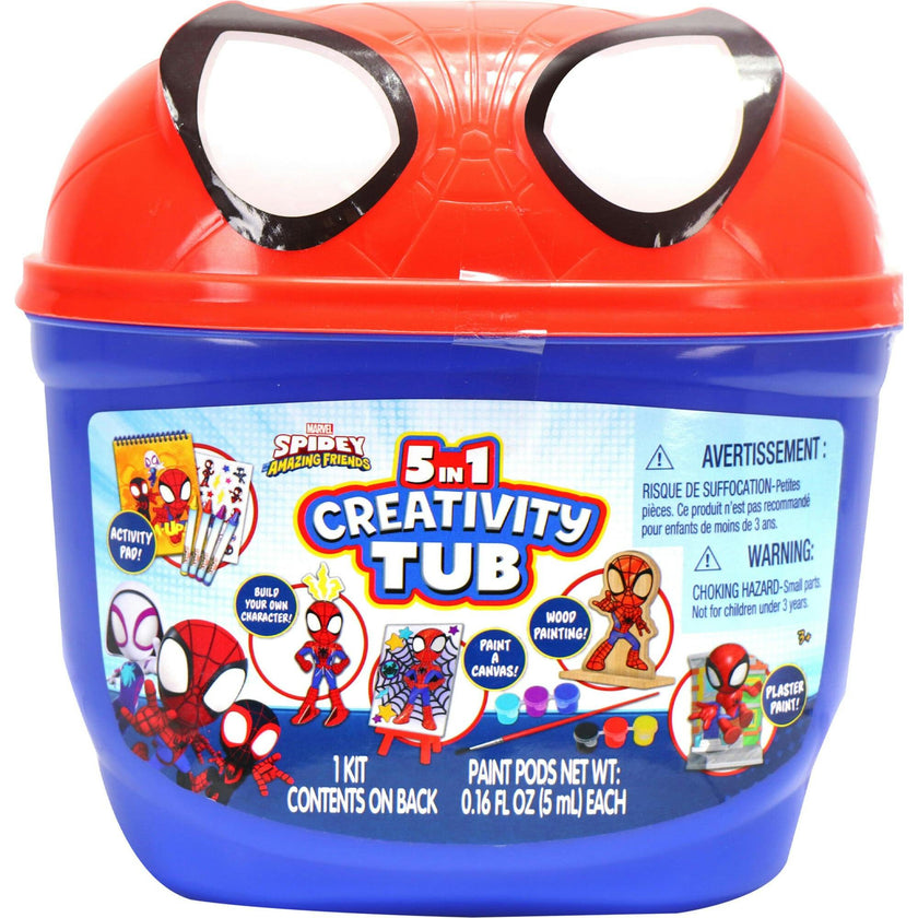 Tara Toy: 5-In-1: Creativity Tub - Spidey & His Amazing Friends