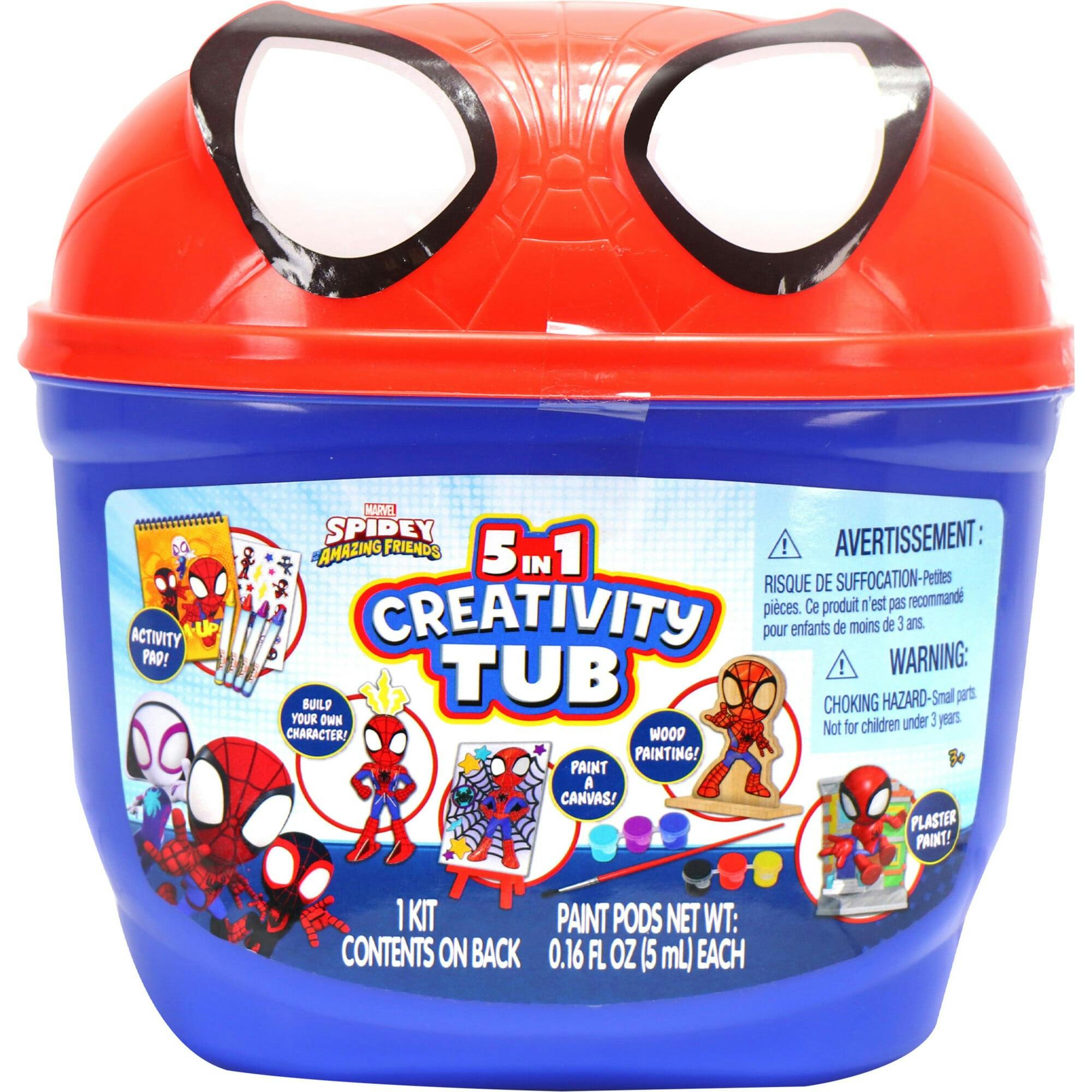 Tara Toy: 5-In-1: Creativity Tub - Spidey & His Amazing Friends