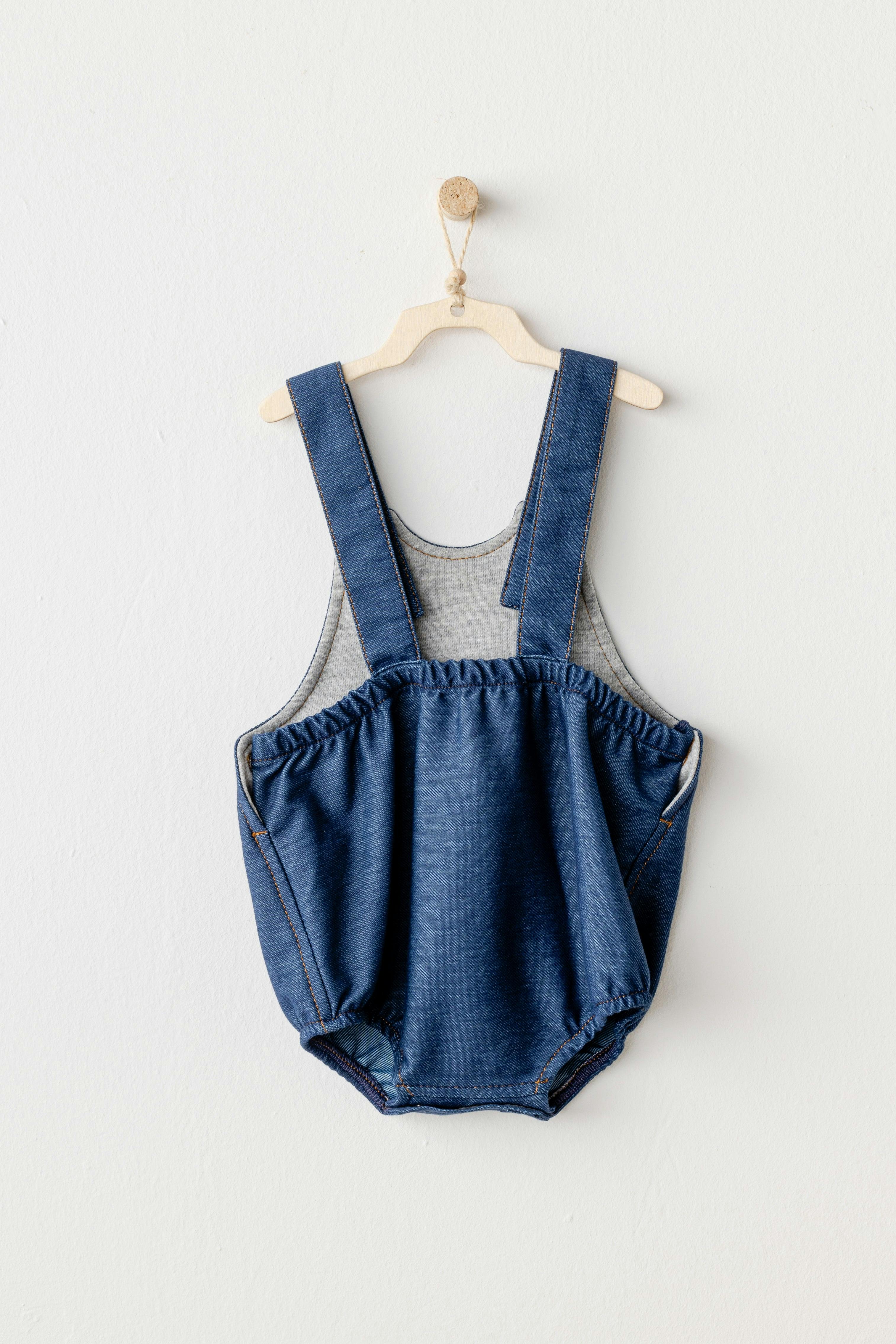 Indigo Casual Pocket Romper