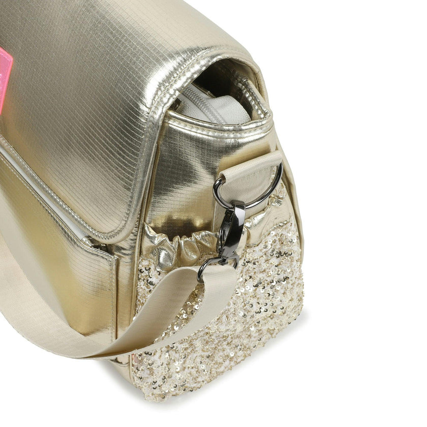 Metallic diaper bag