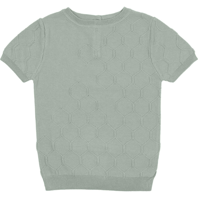 Boys Honeycomb Knit Shirt