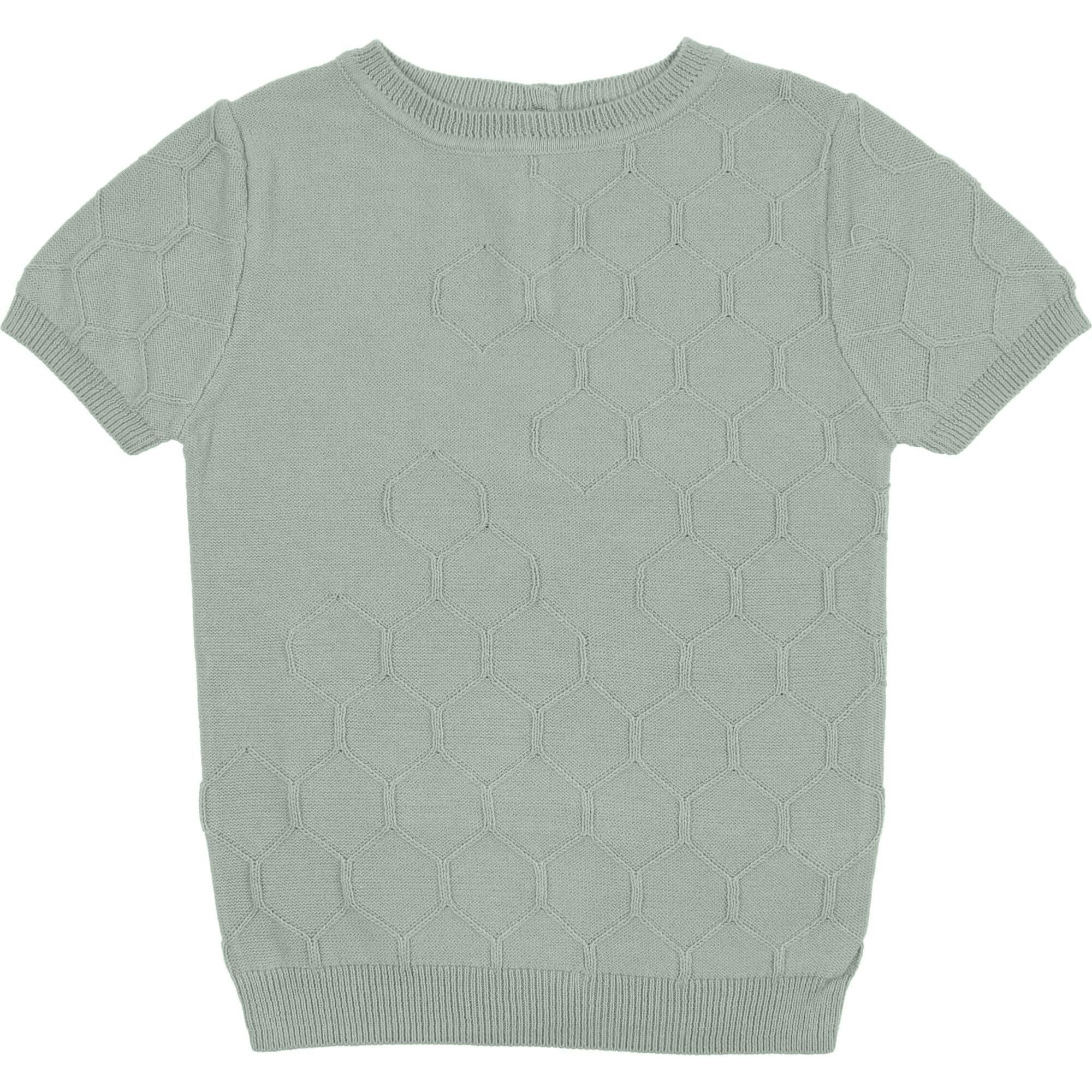Boys Honeycomb Knit Shirt