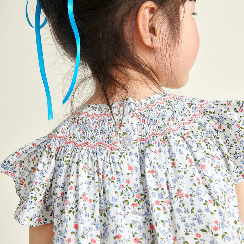 Hand-Smocked Girls Blouse Joanie