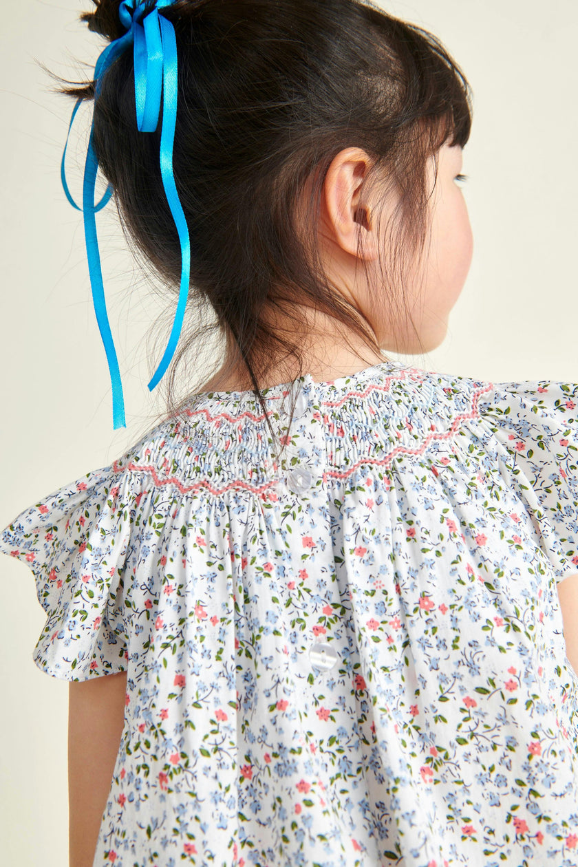 Hand-Smocked Girls Blouse Joanie
