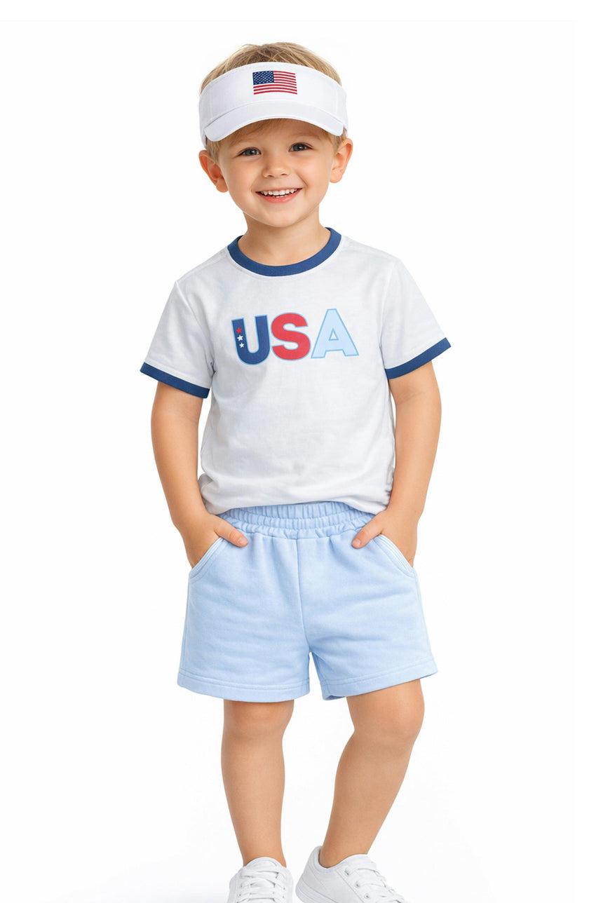 American Flag Visor - Youth & Junior