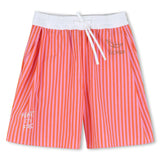 ZADIG & VOLTAIRE Make Art Striped Shorts - Pink Orange