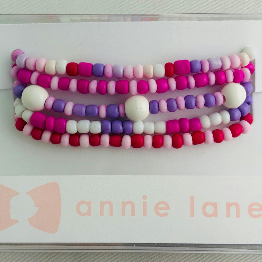 Beaded Bracelets - Berry Blossom