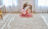 Floral Field Washable Wool Area Rug