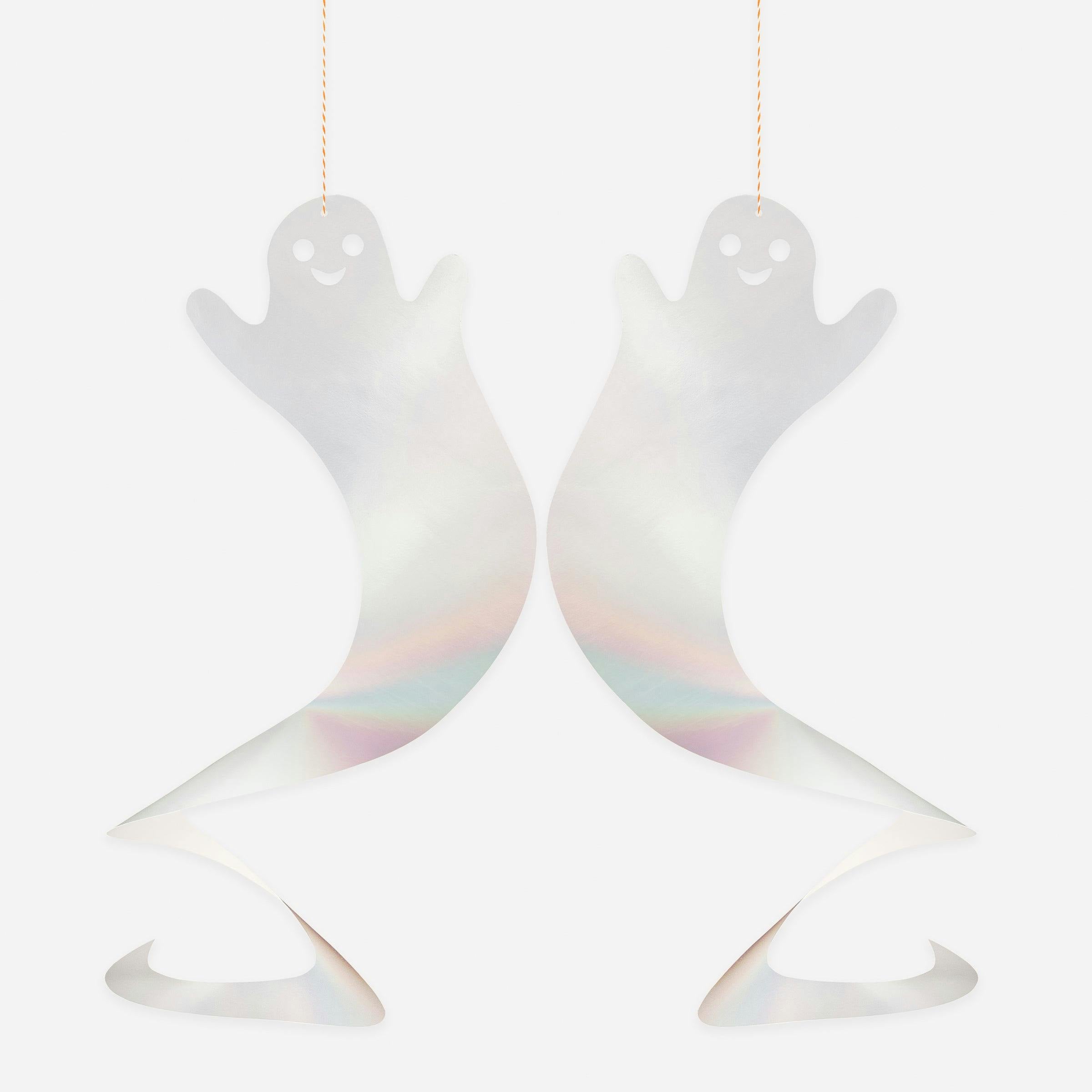Spinning Ghost Decorations