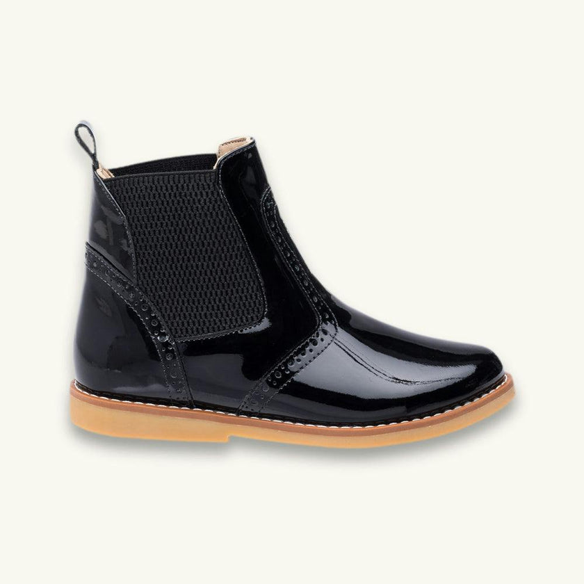 Bootie | Black Patent Leather