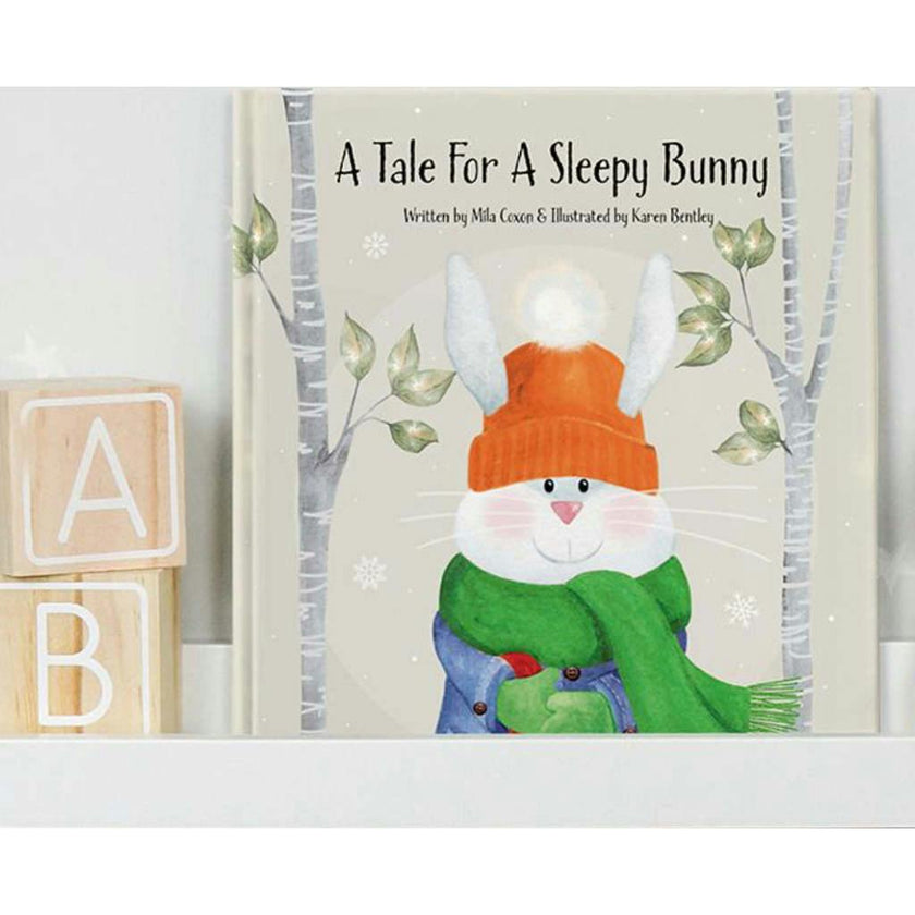A Tale For A Sleepy with Personalized Little Grey Soft Toy