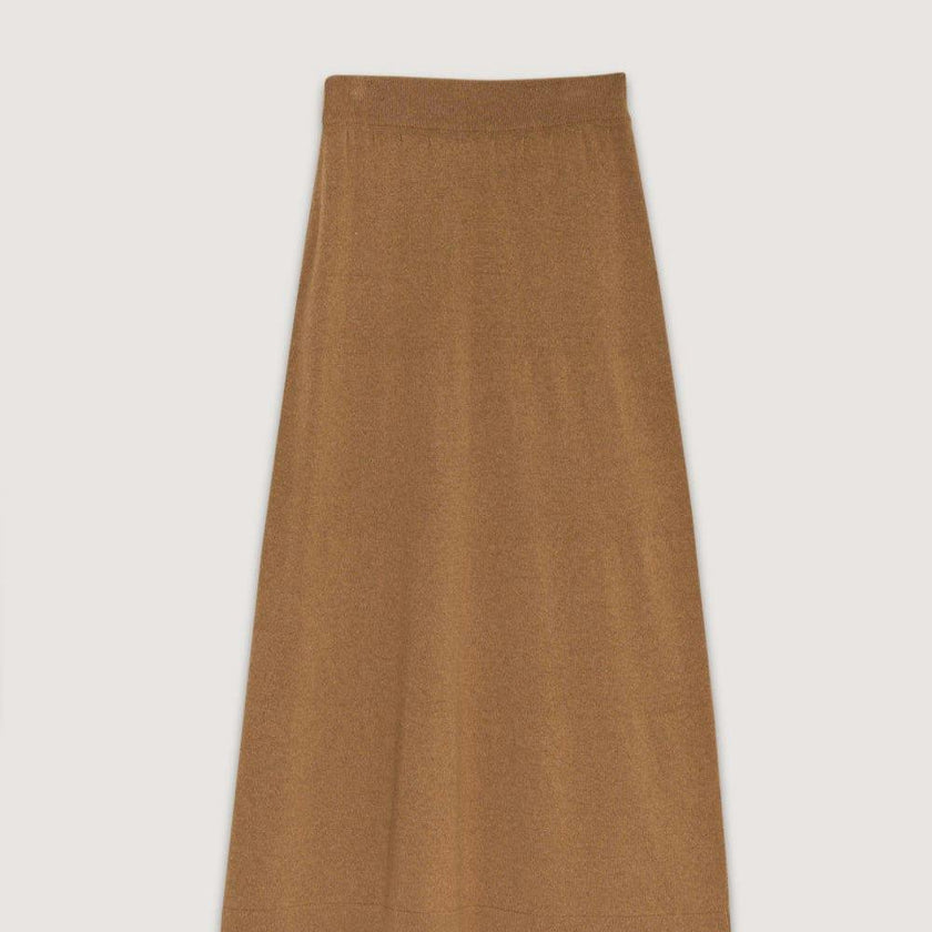 Agatha Woman Skirt Camel Touch_Sampling