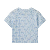 Tween Girls Pajama Set | Bow Stripe