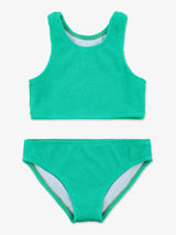 Meredith - Crinkle Two Piece Tankini Swimsuit