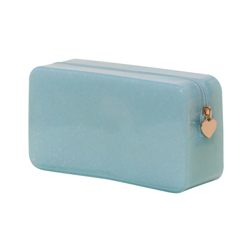 Malibu Jelly Glitter Pouch Collection - Blue