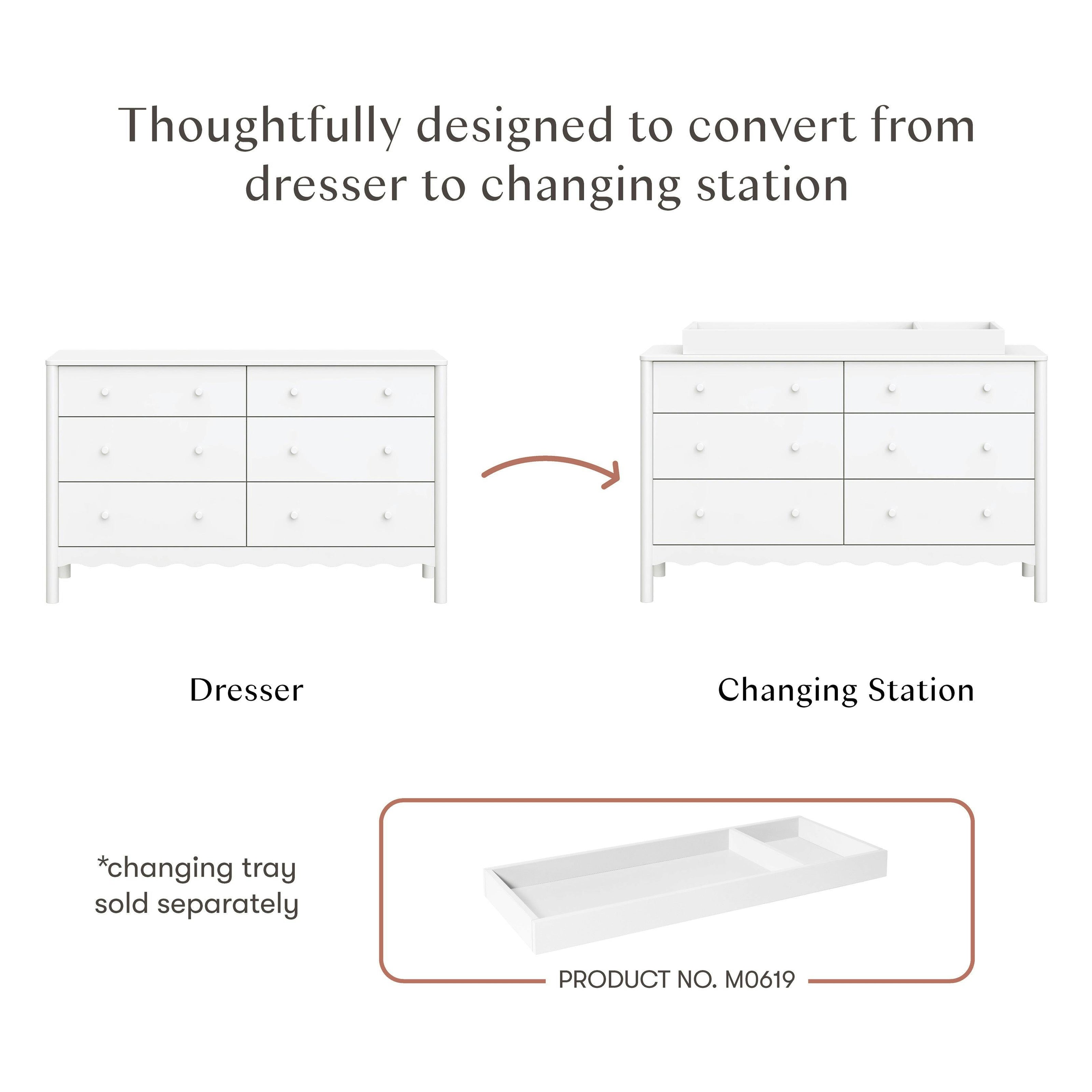 Babyletto Swell 6-Drawer Assembled Dresser