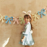 Tissue Paper Bow Garland