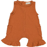 Ruffle Hem Sleeveless Romper