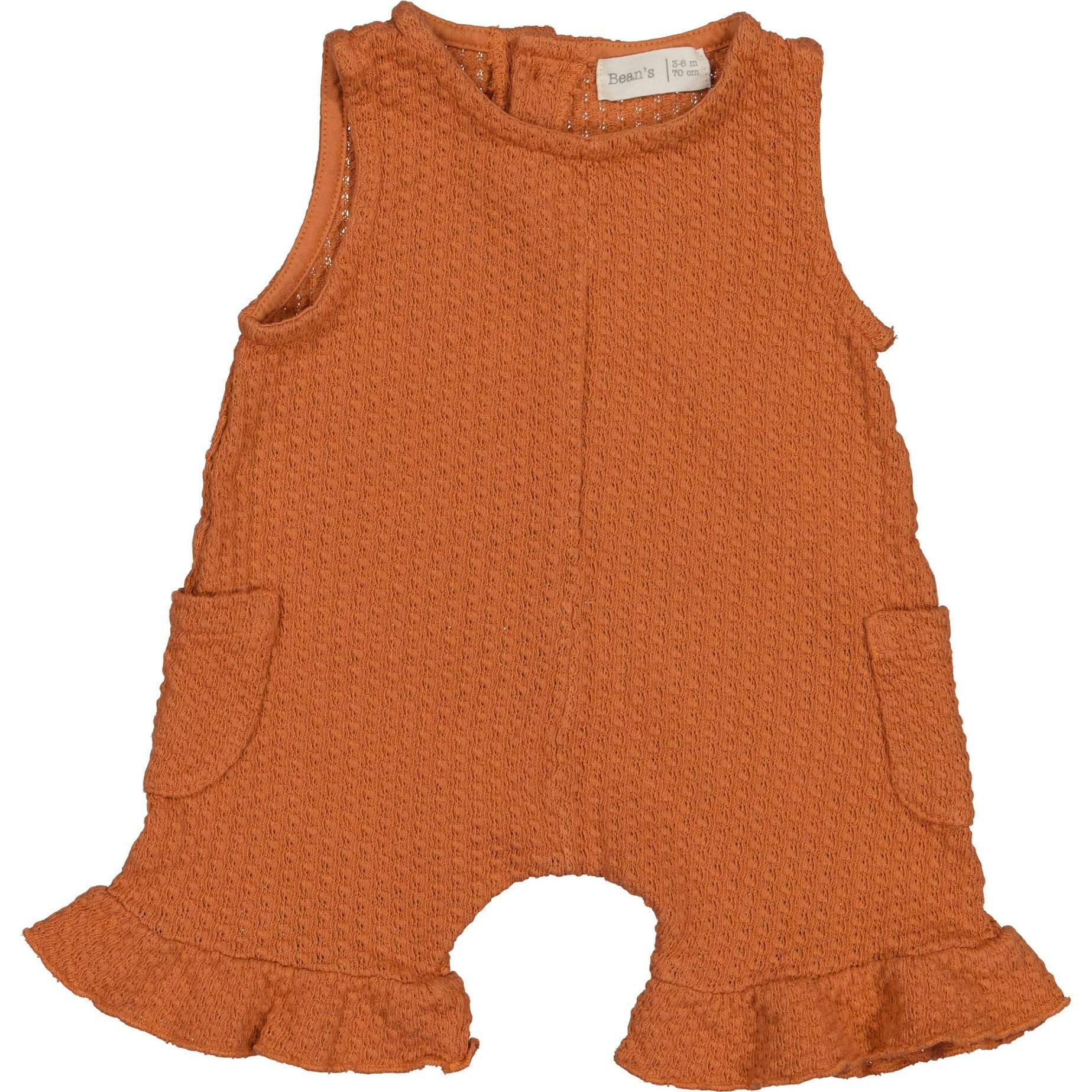 Ruffle Hem Sleeveless Romper