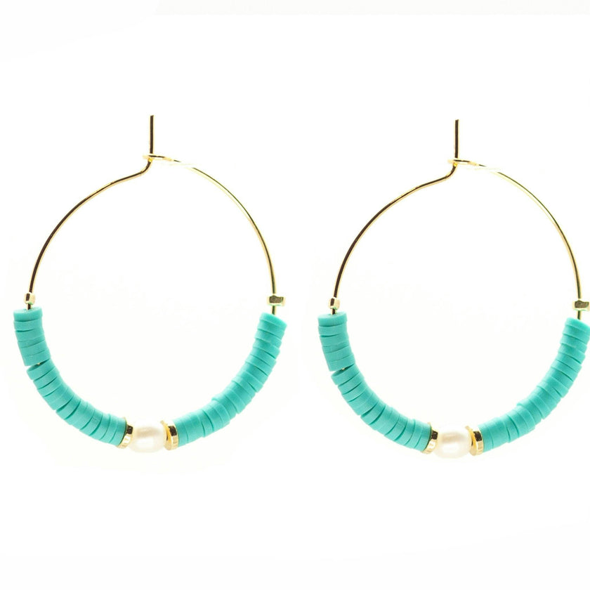 Windansea Hoops ~ Salty Shells