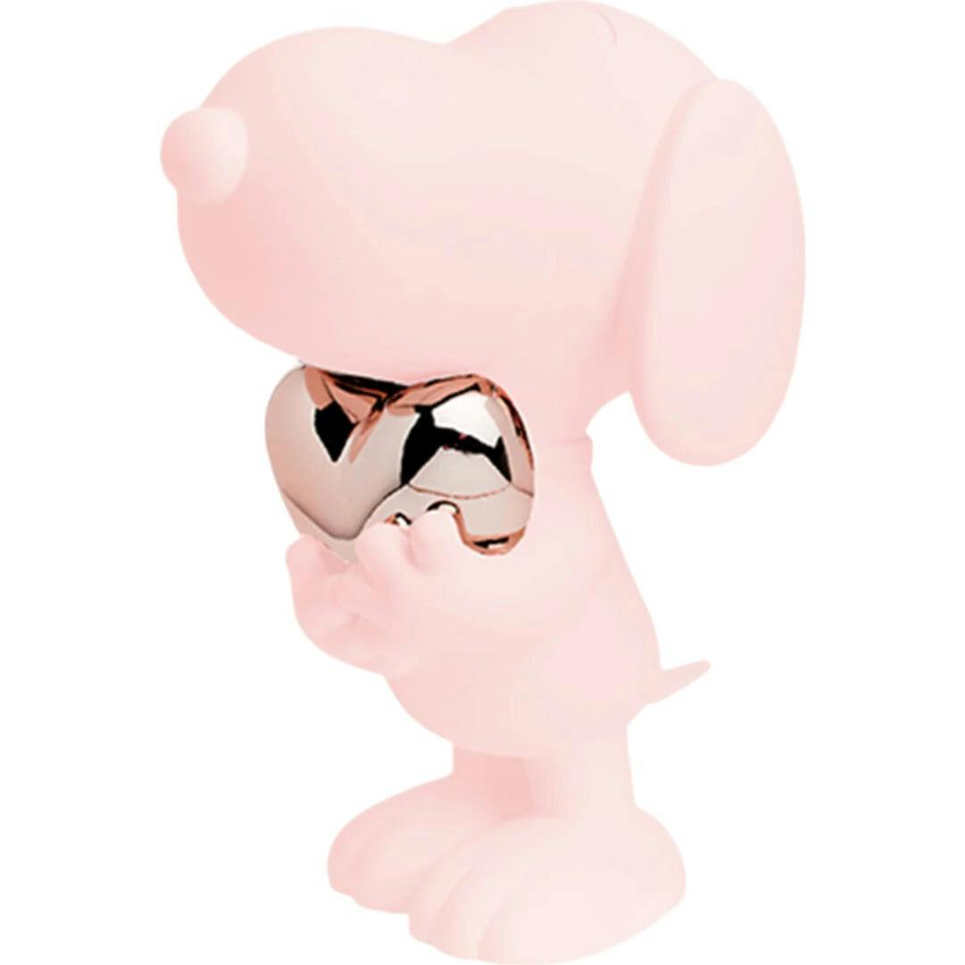 Snoopy HEART Pink & Gold Heart 11in