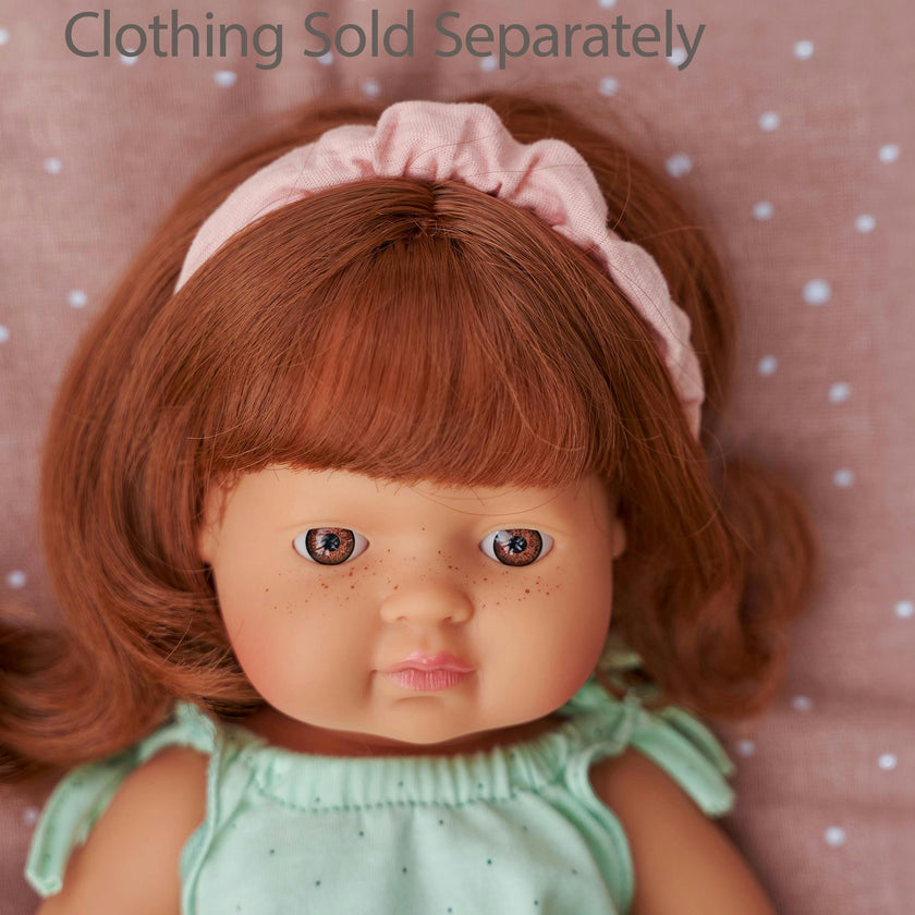 Baby Girl Doll with Red Hair 15 inch