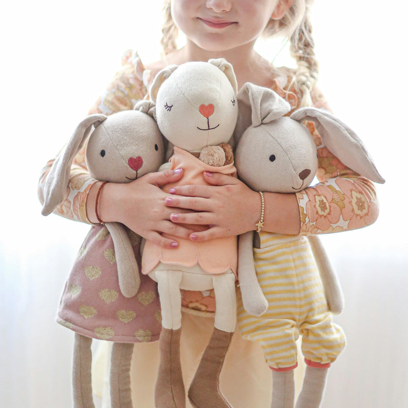 Knit Bunny Plush - Luella