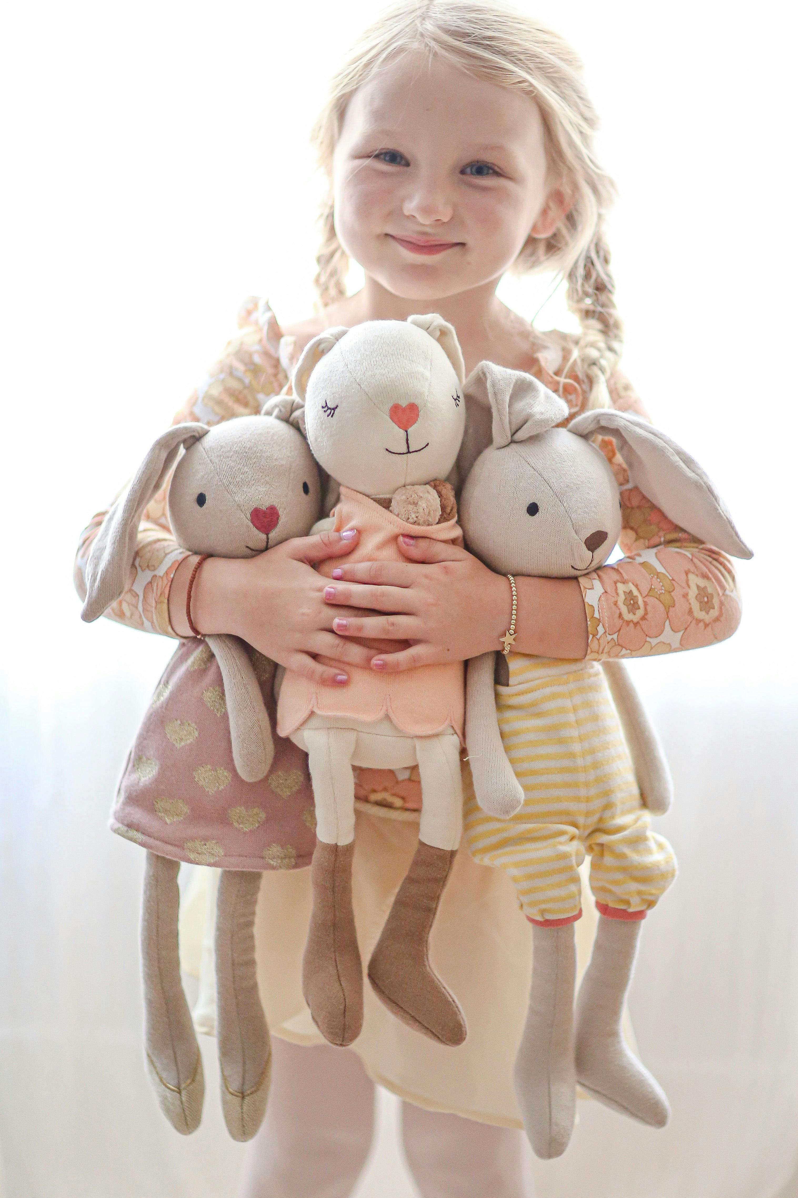 Knit Bunny Plush - Luella