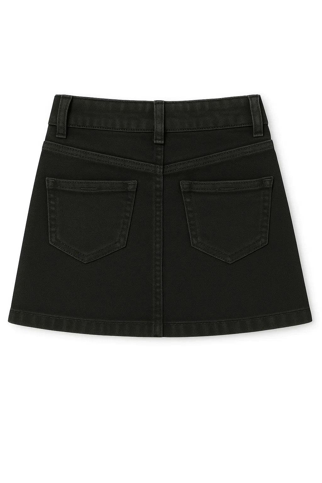 Classic Stretch Denim Skirt
