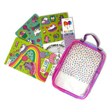 Let's Go! Activity & Coloring Kit - Unicorn Candy Town