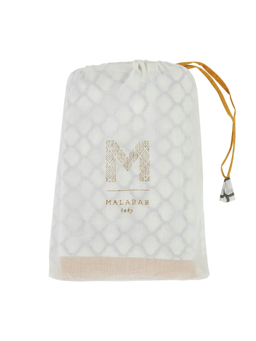 Luxe Natural Cotton Receiving Blanket