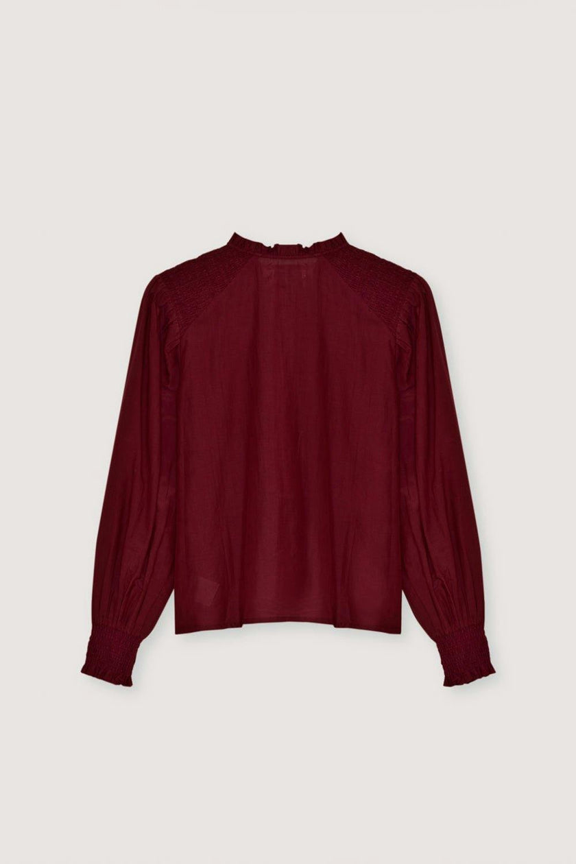 Luly Woman Blouse Plum Fantasy_Sampling