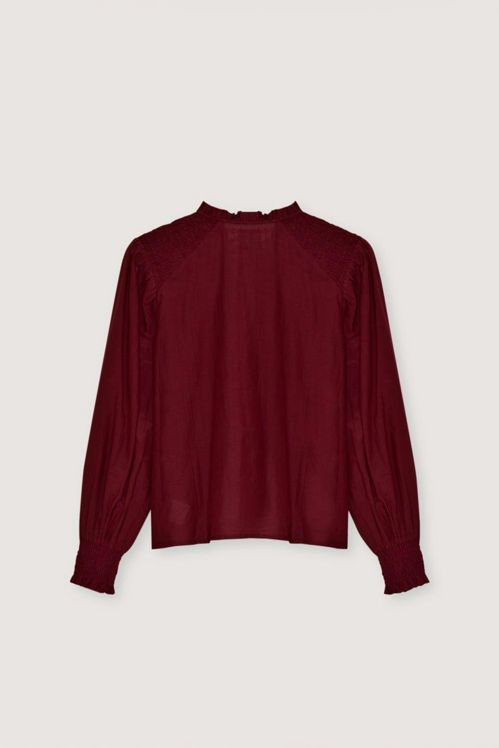Luly Woman Blouse Plum Fantasy_Sampling