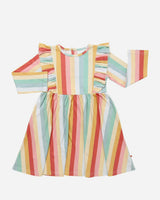 Organic Ruffle LS Dress