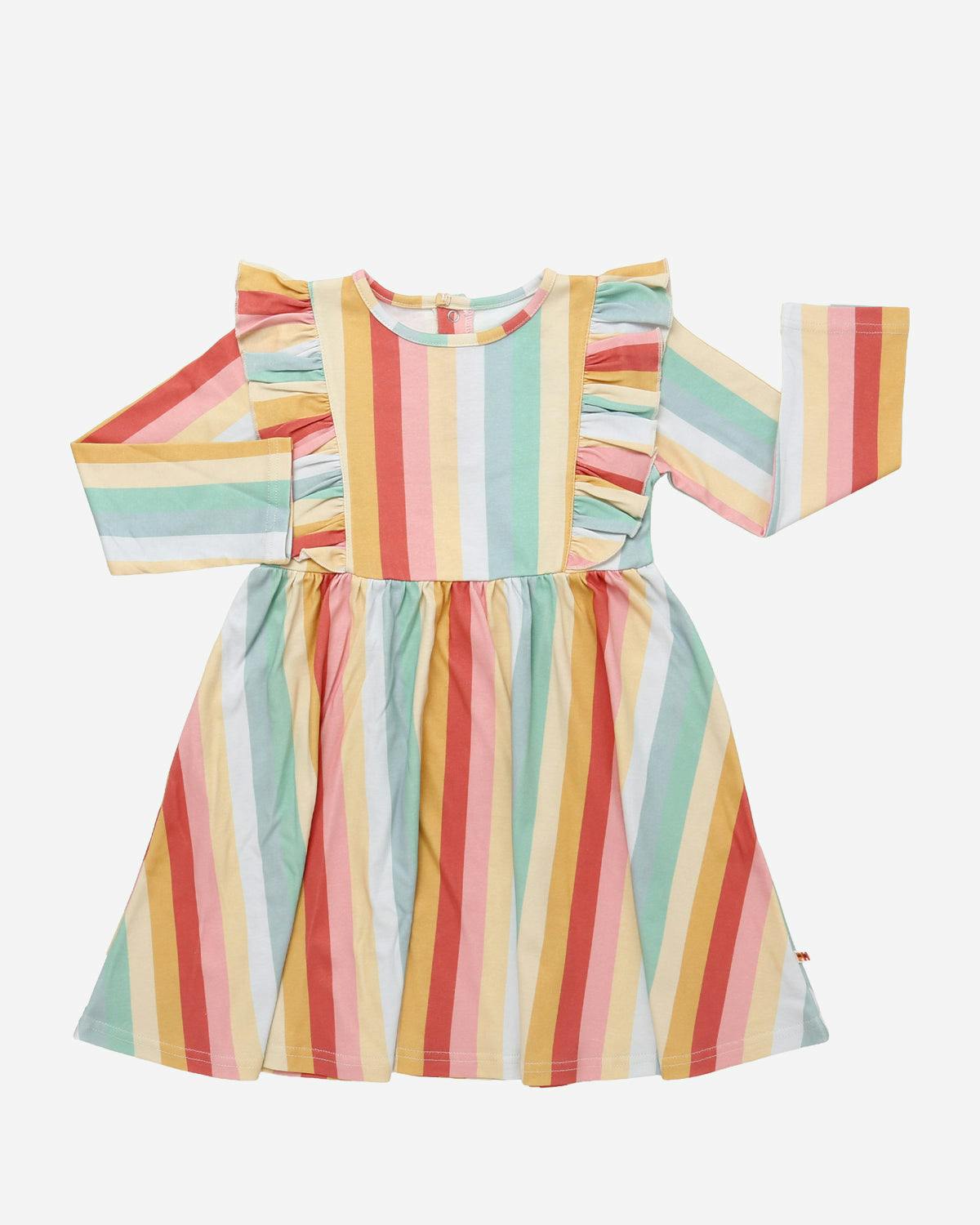 Organic Ruffle LS Dress