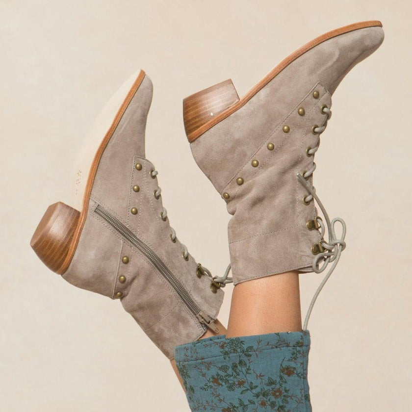 Mini Darcy Lace Up Studded Boot