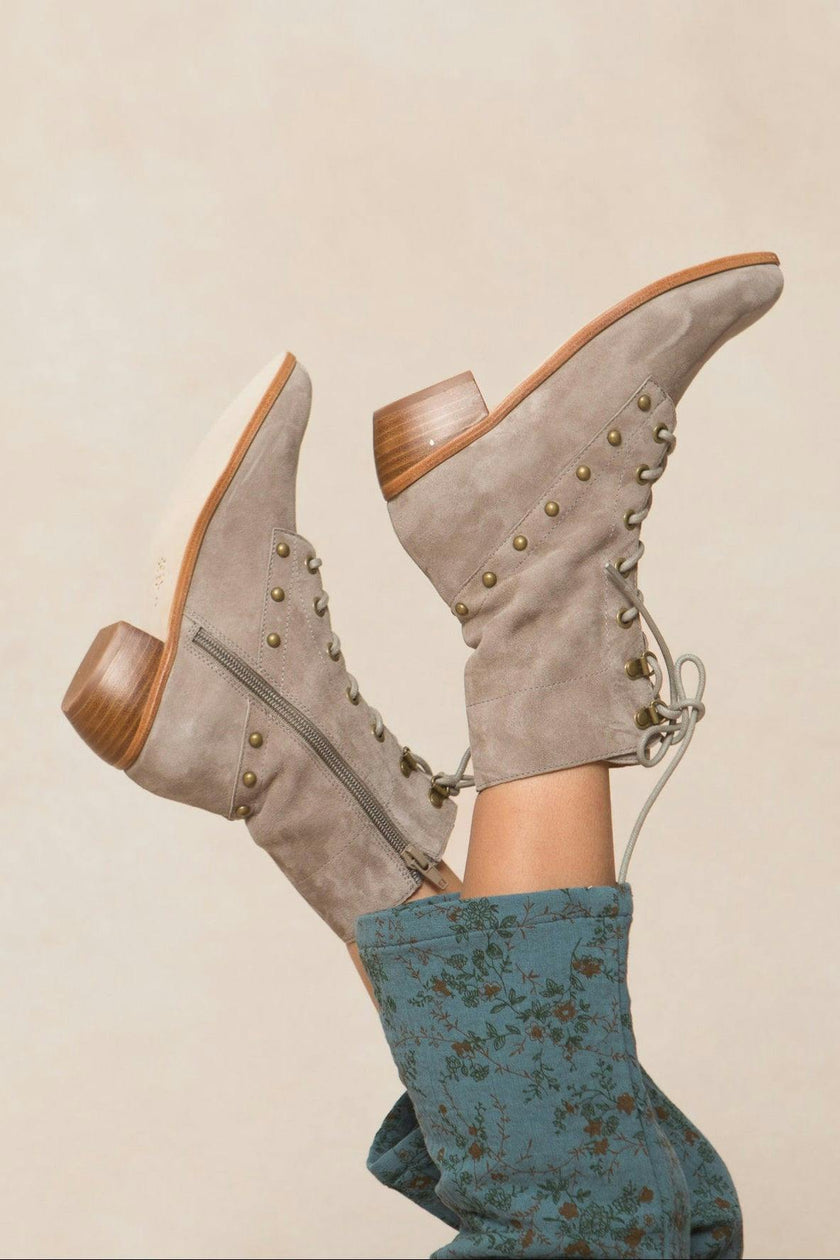 Mini Darcy Lace Up Studded Boot