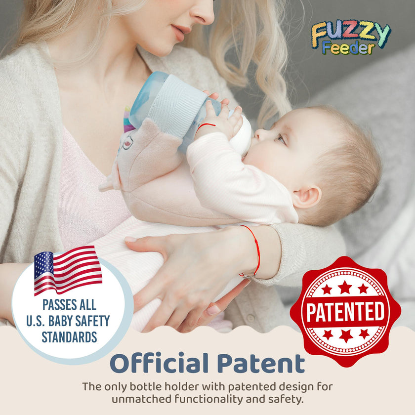 Baby Bottle Pillow Holder for Parents - "Look Ma No Hands"