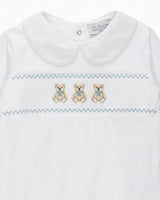 Baby Teddy Smocked Onesie