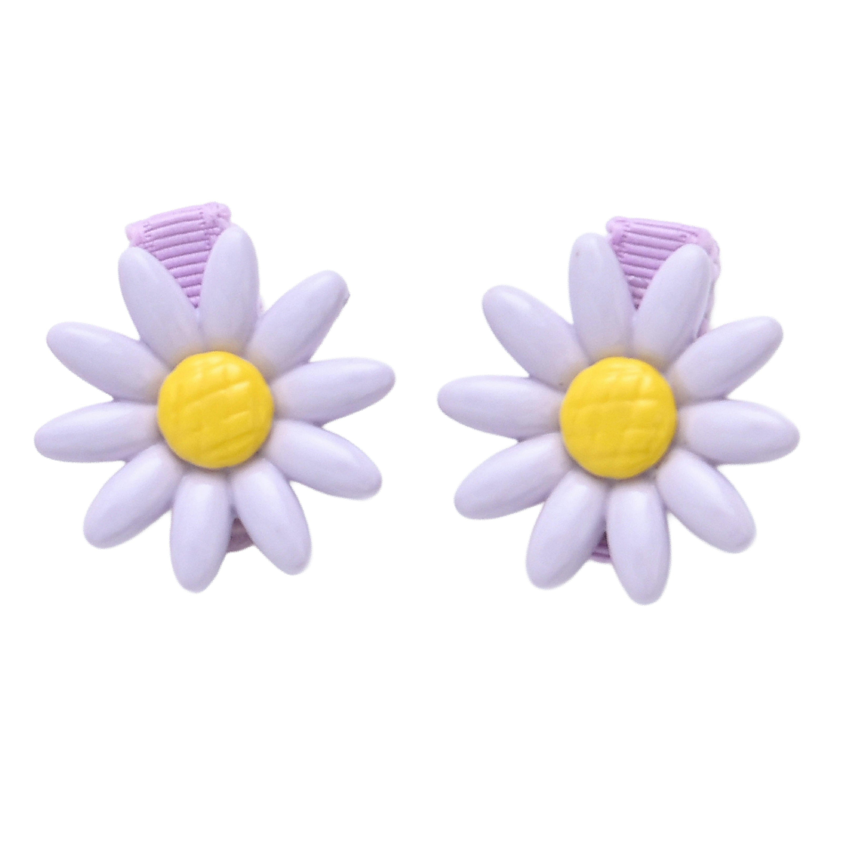 Daisy Hair Clip Set