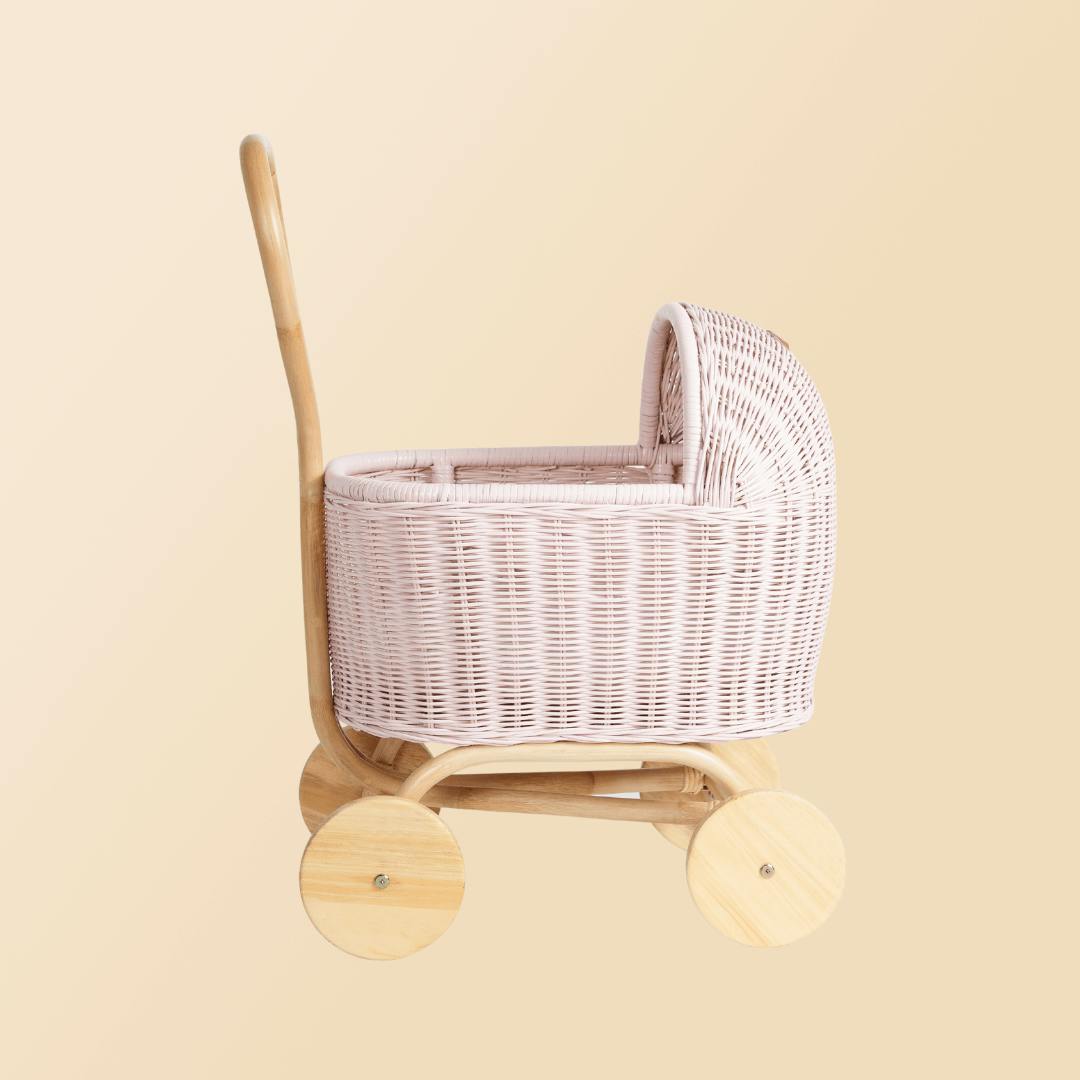 Handcrafted - Colette Doll Stroller - Pink